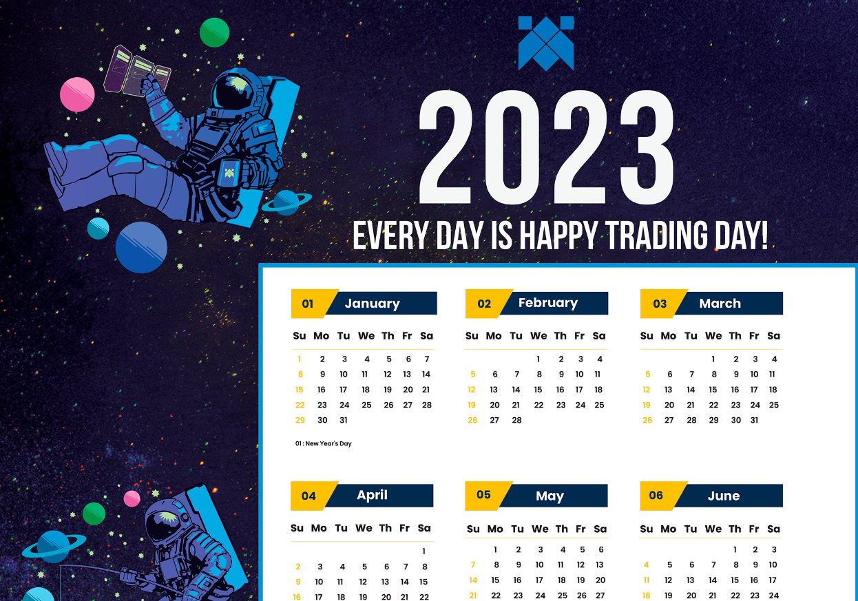 XBTS Calendar 2023