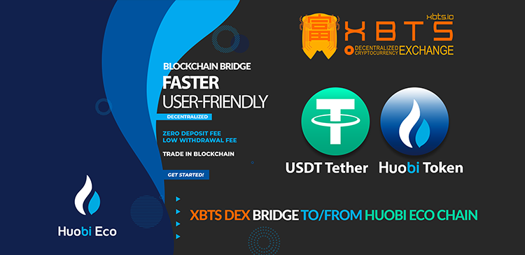 Blockchain Bridge Huobi Global to XBTS & BitShares via the Huobi ECO Chain