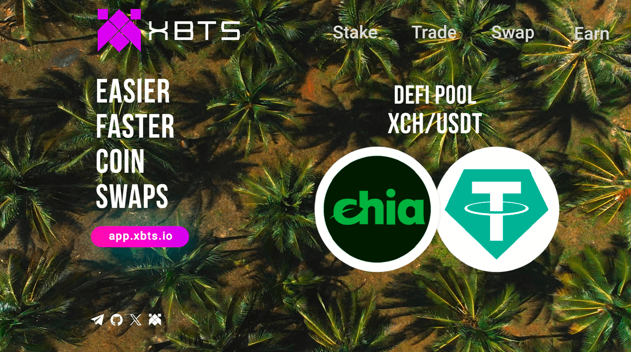 Earn Rewards with XBTS DeFi Liquidity Pools!
