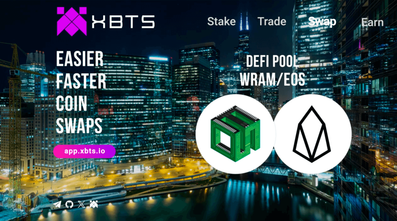 EOS Wrapped RAM [WRAM] DeFi Liquidity Pools